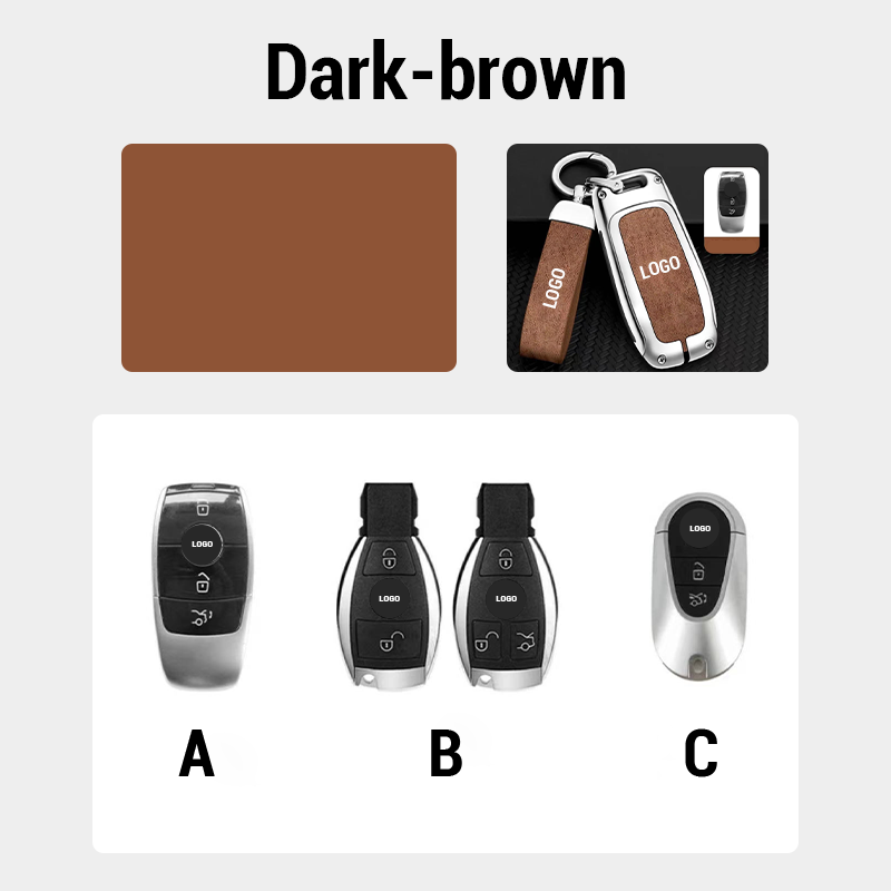 【For Mercedes-Benz】 —Genuine Leather Key Cover