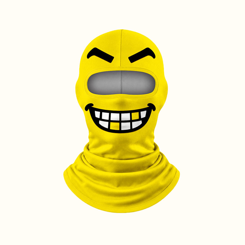 😂 Funny Emoji Fleece Balaclava – Warm Winter Face Mask