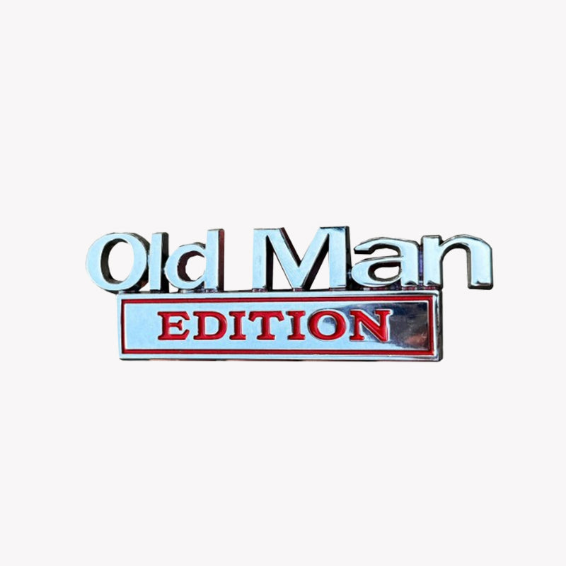 🚗 Old Man Edition-Auto-Emblem