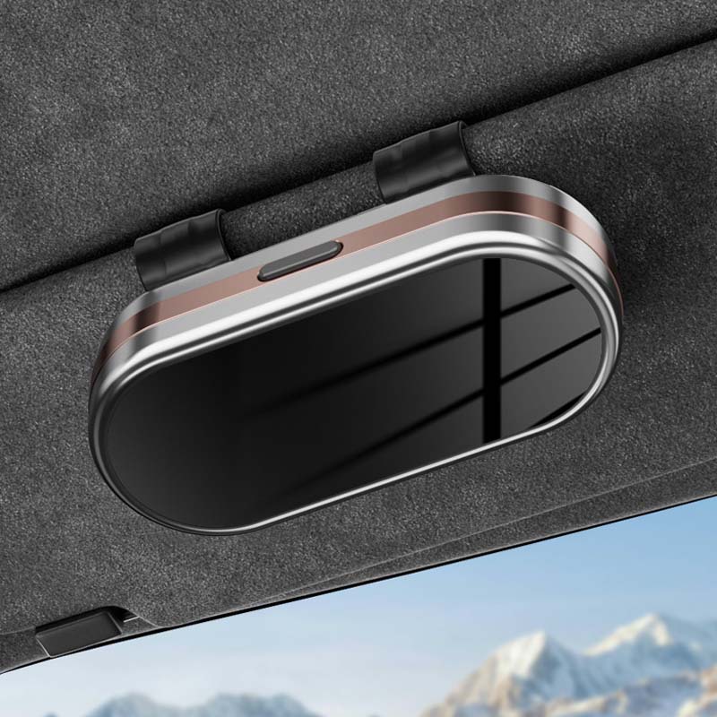 Customized Mirrored Car Glasses Case