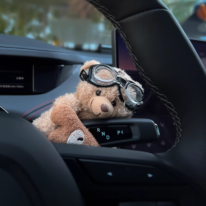 The cuddly travel companion 🧸 — Enhance your car interior with pure cuteness
