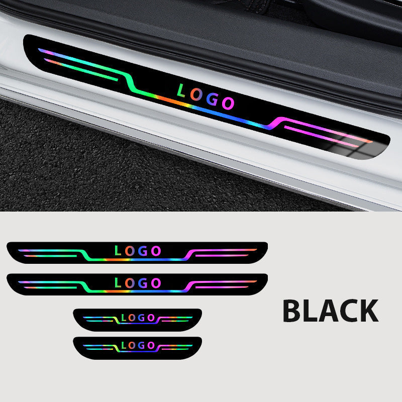 Acrylic Car Door Sill Protection Strip（4PCS/SET）