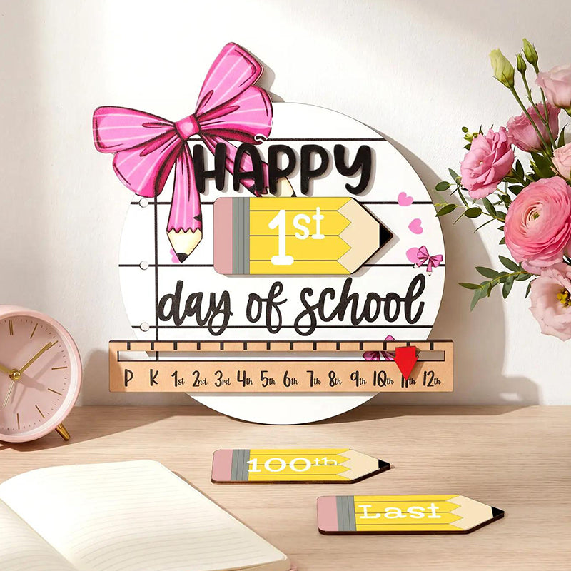 Reusable Back-to-School Milestone Board – Kids' Growth Photo Prop
