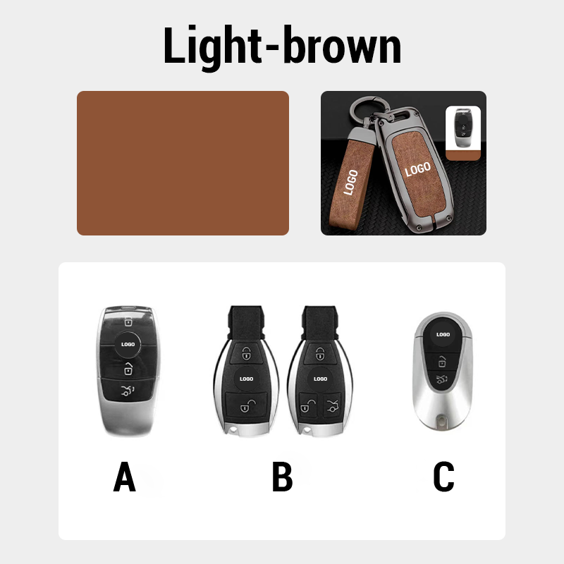 【For Mercedes-Benz】 —Genuine Leather Key Cover