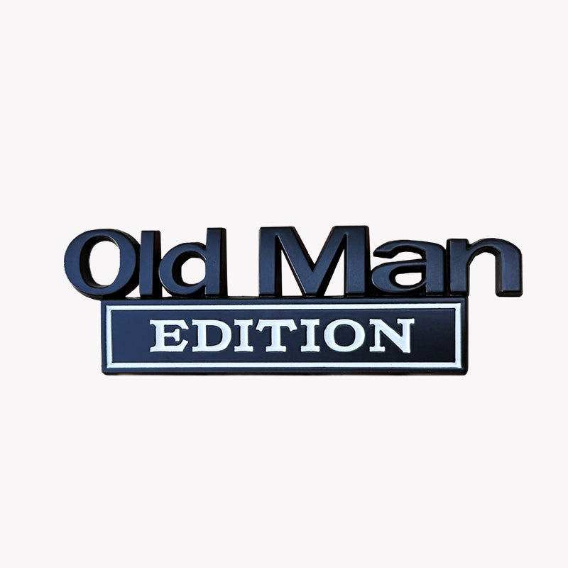 🚗 Old Man Edition-Auto-Emblem
