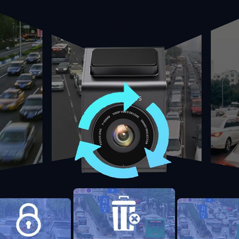 Self-Adhesive Hd Dashboard Camera