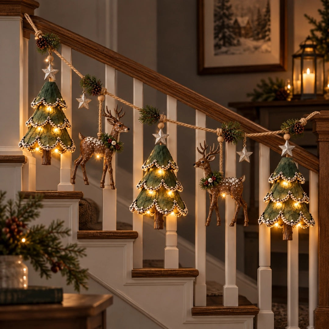 Woodland Christmas Garland