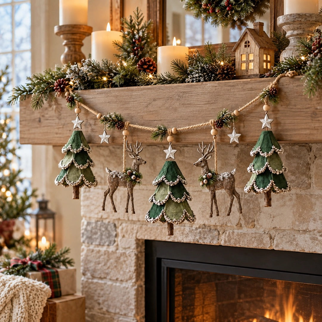 Woodland Christmas Garland