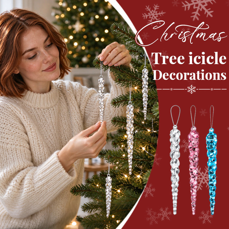 Christmas Tree Icicle Ornaments