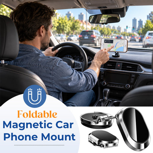 720° Rotatable Magnetic Folding Car Phone Mount