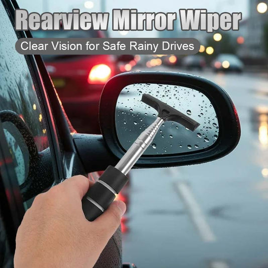 Retractable Rearview Mirror Wiper