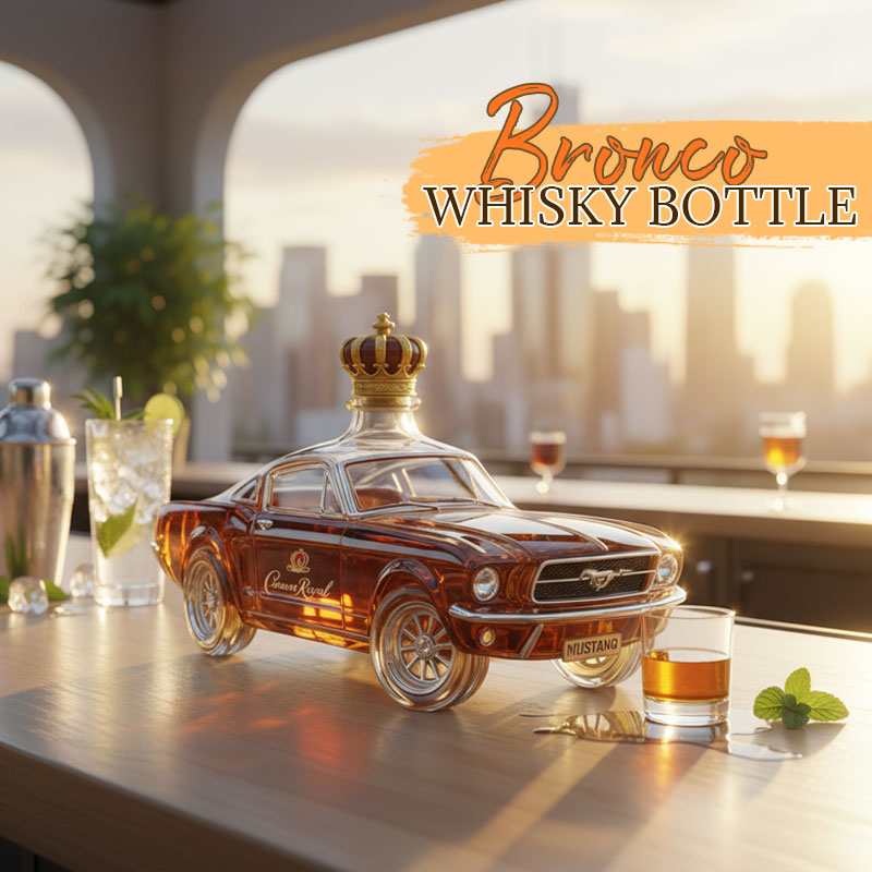 Sports Car-Shaped Whiskey Bottle🥃🐎