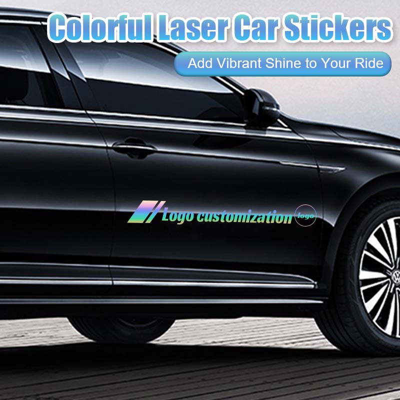 Colorful Laser Car Stickers
