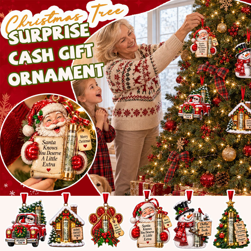 Surprise Red Envelope Christmas Tree Ornament