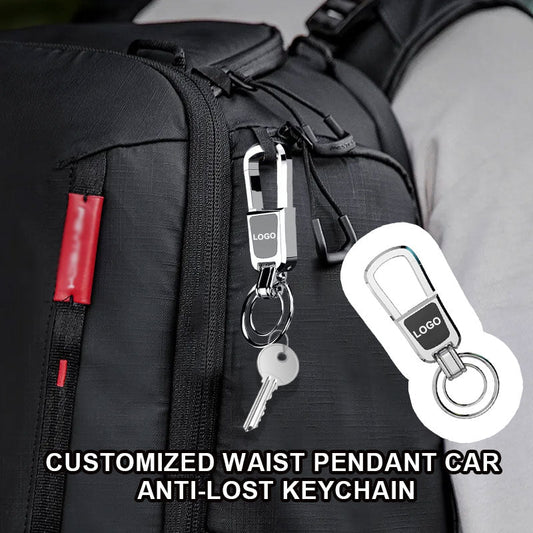 Customized Waist Pendant Car Anti-Lost Keychain