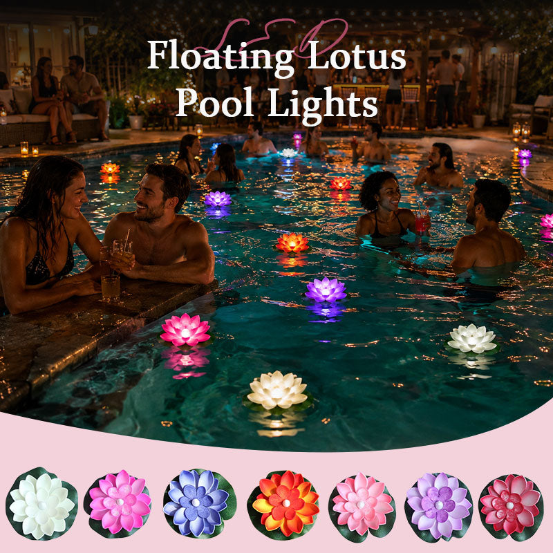 LED Floating Lotus Pool Lights