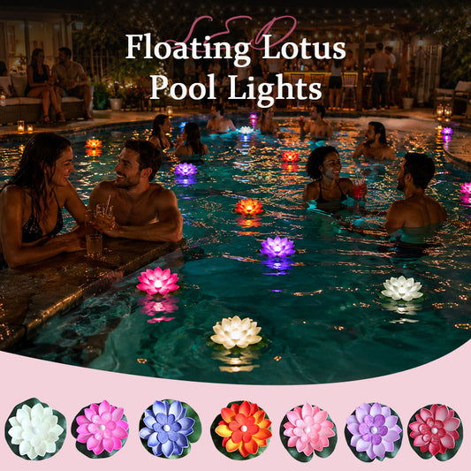 LED Floating Lotus Pool Lights
