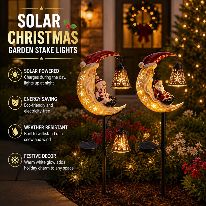 Christmas Snowman Solar Garden Stake Light