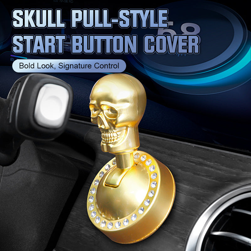 💀 Skull Pull-Style Start Button Cover