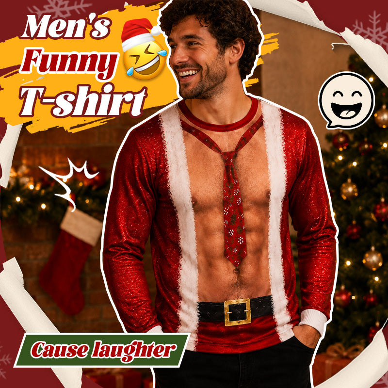 Men's Funny Christmas Party Top 🎄