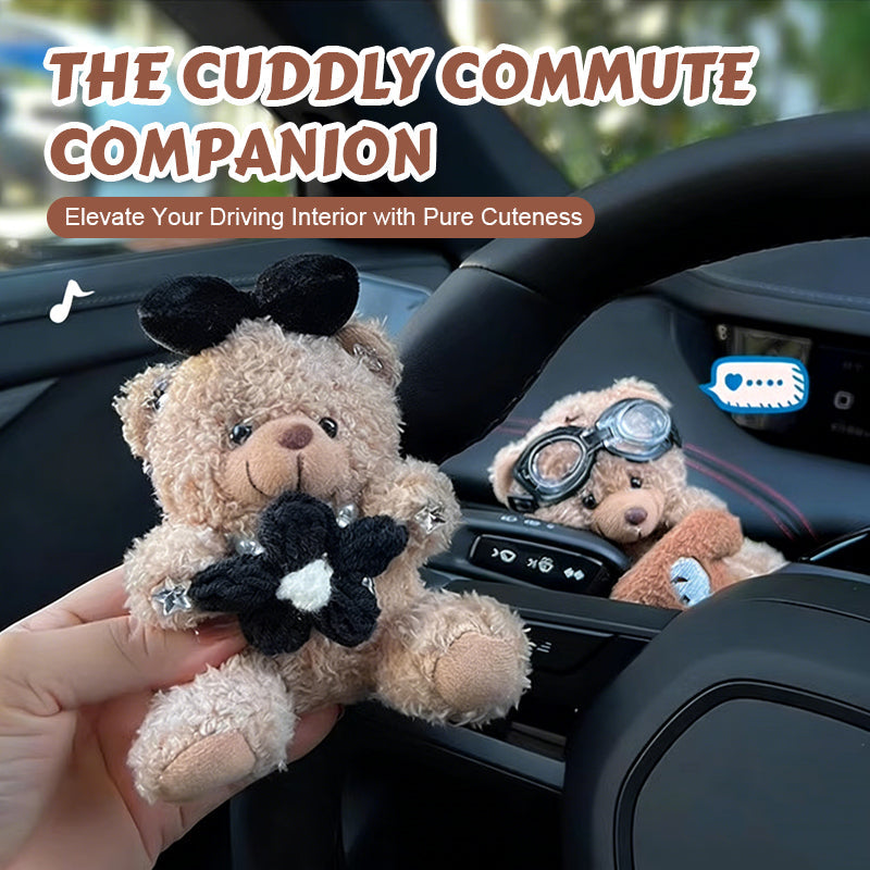 The cuddly travel companion 🧸 — Enhance your car interior with pure cuteness