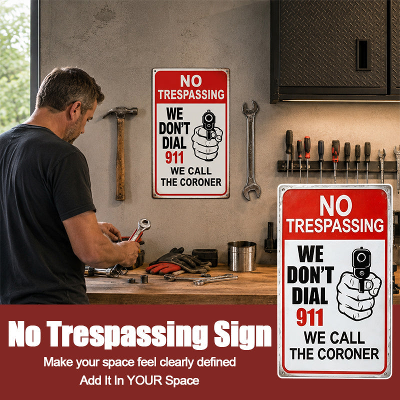 No Entry Decorative Plate