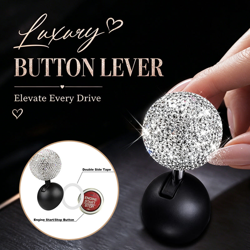 Bling Rhinestone Push Start Button Cover Shifter Style ✨🚗💎