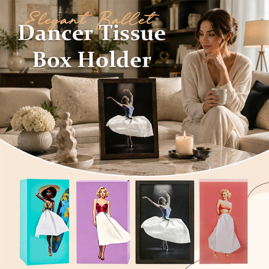 🔥50%OFF🔥Elegant Ballet Dancer Tissue Box Holder