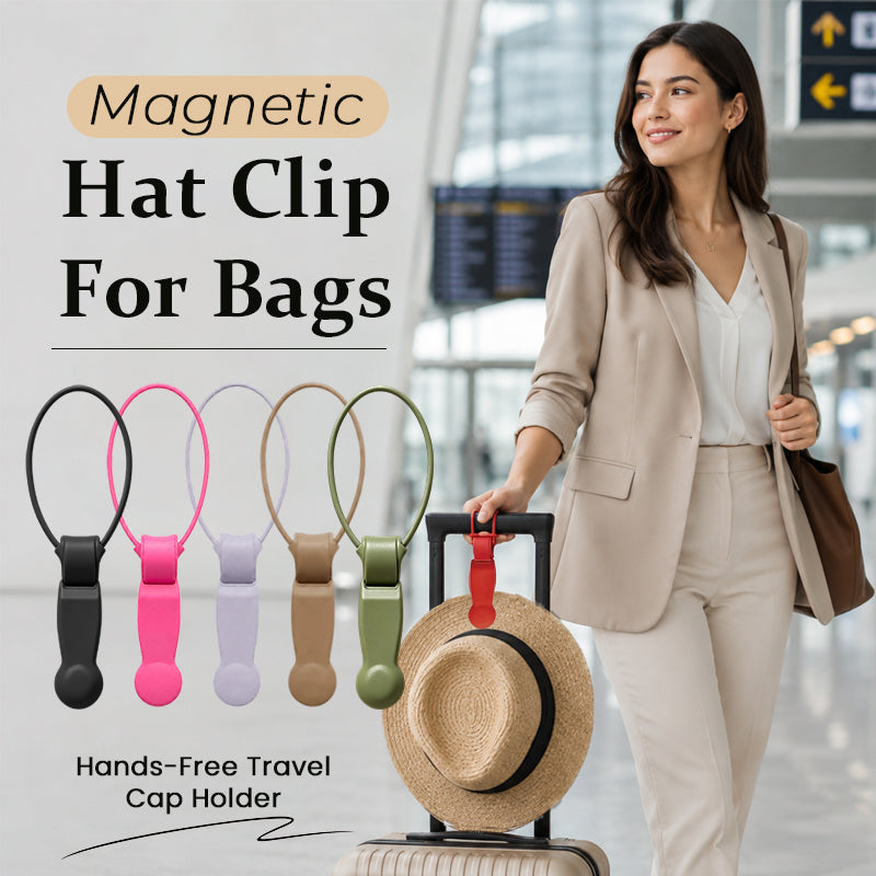 Portable Magnetic Hat Clip for Travel & Storage - Secure Hat Holder
