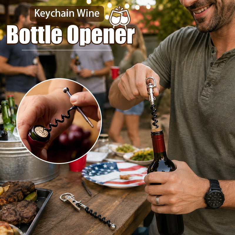 Keychain Wine Bottle Opener 🔑🍷