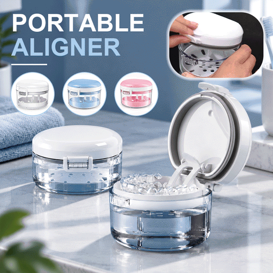 Portable Aligner & Retainer Cleaning Storage Case