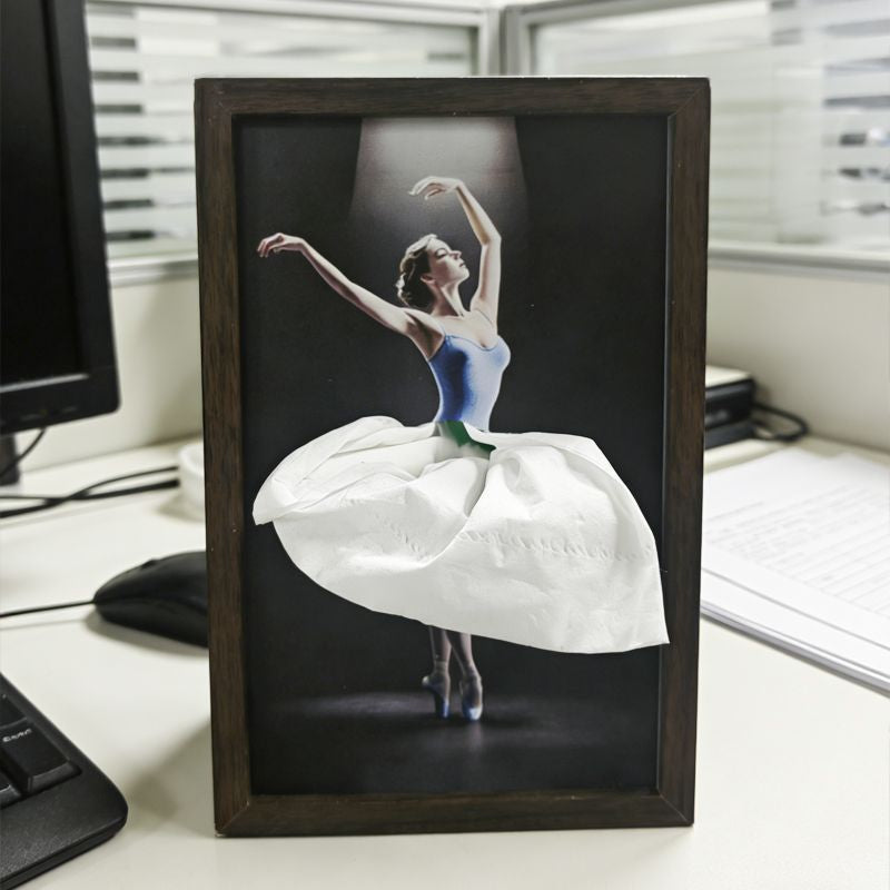 🔥50%OFF🔥Elegant Ballet Dancer Tissue Box Holder