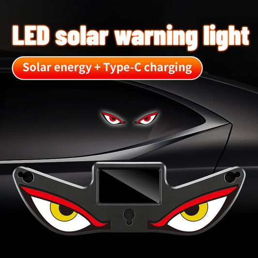 LED Demon Eye Car Light Sticker👹 — Give Your Ride a Fierce Nocturnal Identity
