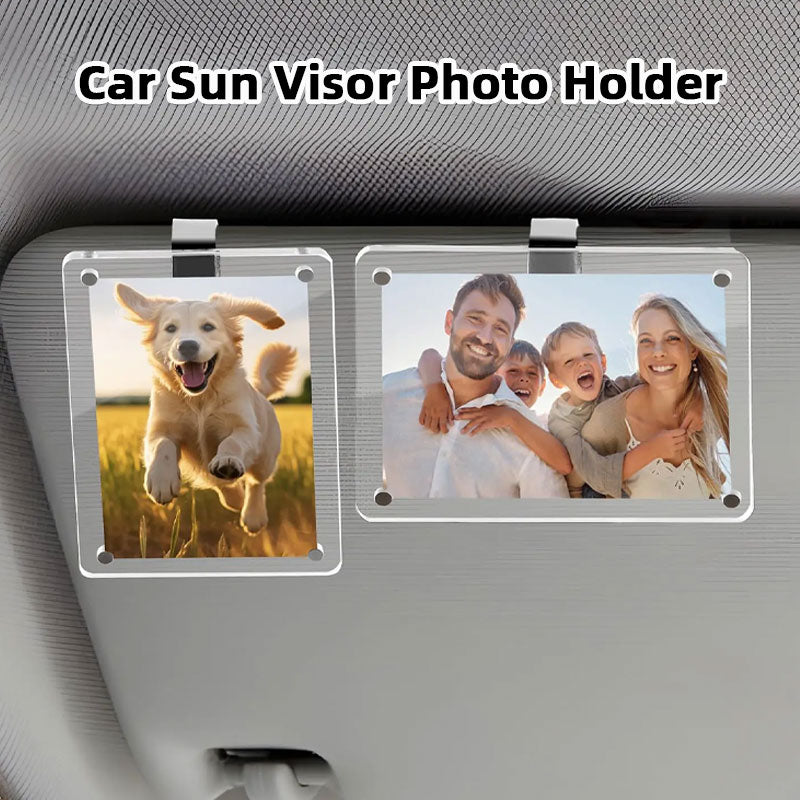 Car Sun Visor Photo Holder