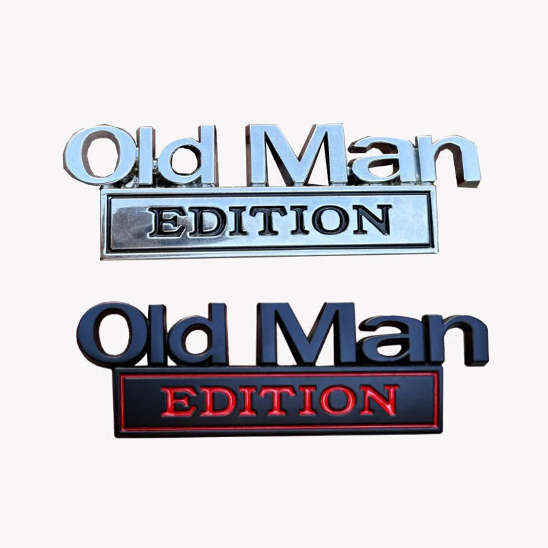 🚗 Old Man Edition-Auto-Emblem