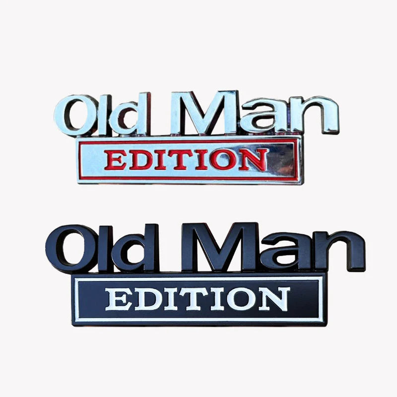🚗 Old Man Edition-Auto-Emblem