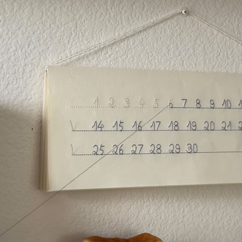 The Mindful Thread Calendar: Cherish Every Moment