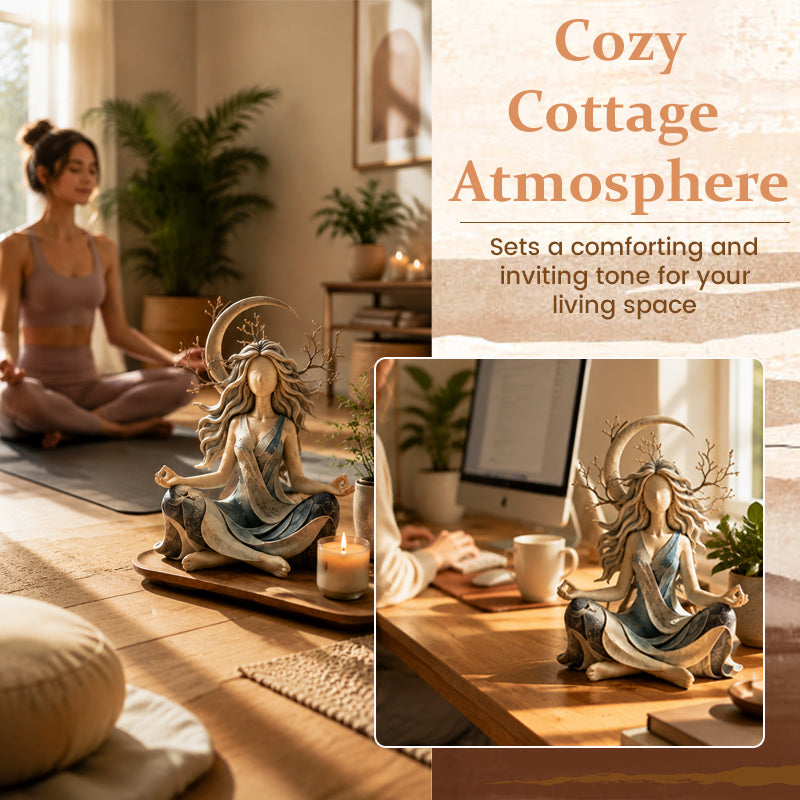 Goddess of Nature Sculpture – Artistic Decorative Statue of the Goddess of Nature
