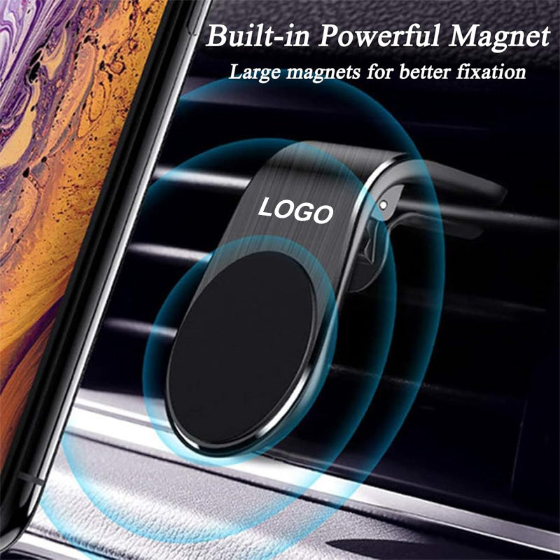 Customized magnetic mount for cell phone navigation