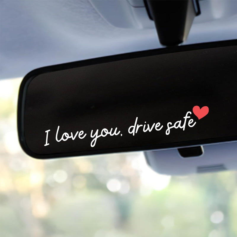 „I Love You Drive Safe“ Mirror stickers