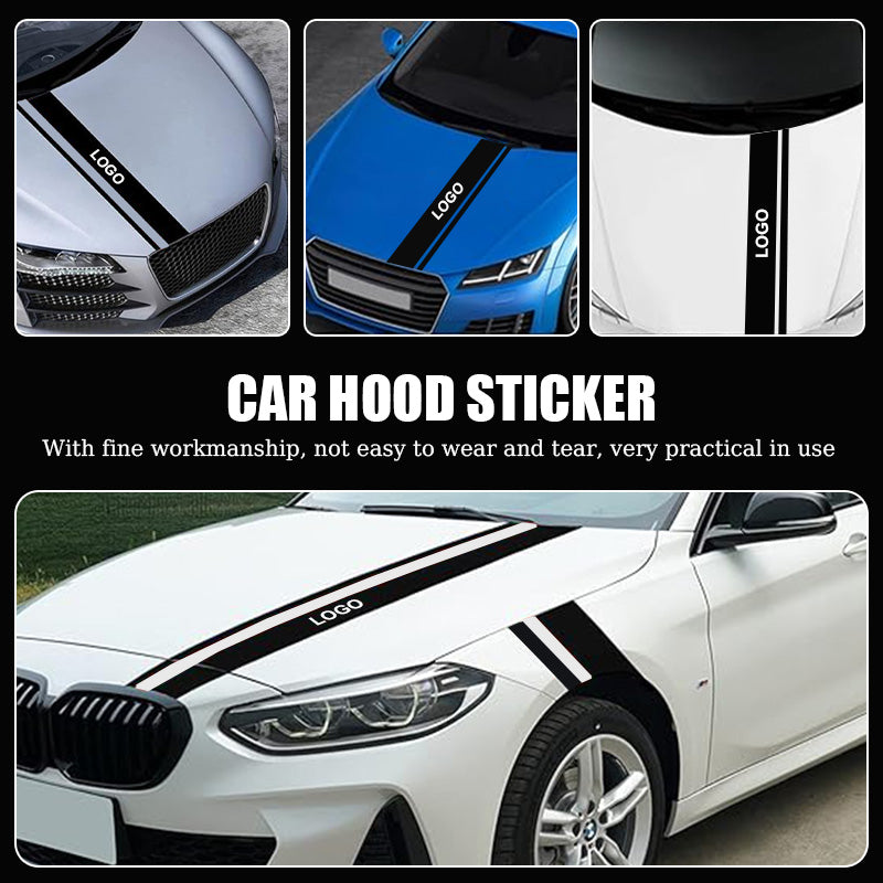 Car stickers to decorate the hood (2 sheets)