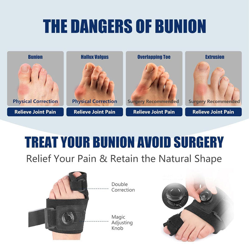 Adjustable Big Toe Support Sleeve Knob Adjustment