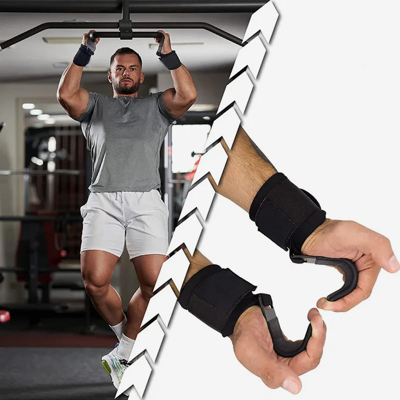 Weightlifting Hook Wrist Guard Non-slip Hard Pull Hook