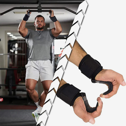 Weightlifting Hook Wrist Guard Non-slip Hard Pull Hook