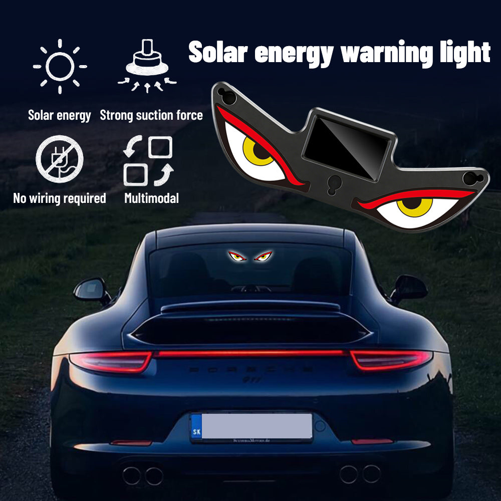 LED Demon Eye Car Light Sticker👹 — Give Your Ride a Fierce Nocturnal Identity