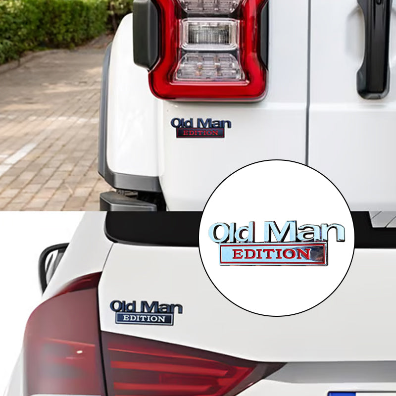 🚗 Old Man Edition-Auto-Emblem