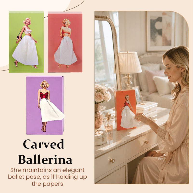 🔥50%OFF🔥Elegant Ballet Dancer Tissue Box Holder