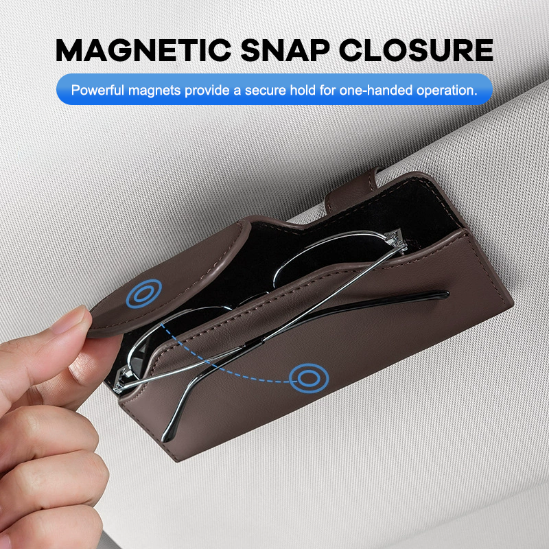 🚗 Customized Sun Visor Glasses Holder Clip