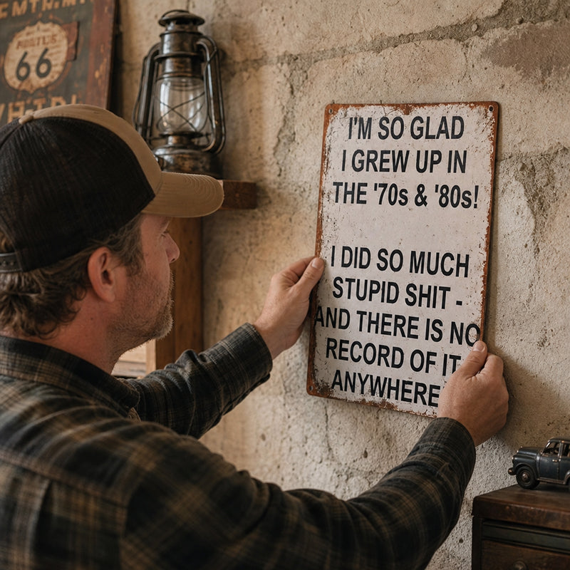 Fortunate Finds Vintage Metal Sign