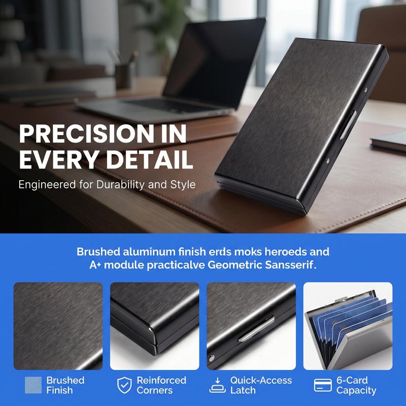 RFID Blocking Metal Card Holder